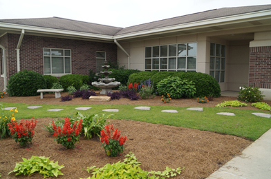 Garden at Lobby Entrance